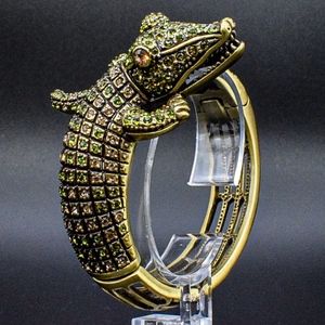 Heidi Daus NIB Crocodile Hei-dee Bypass Bracelet